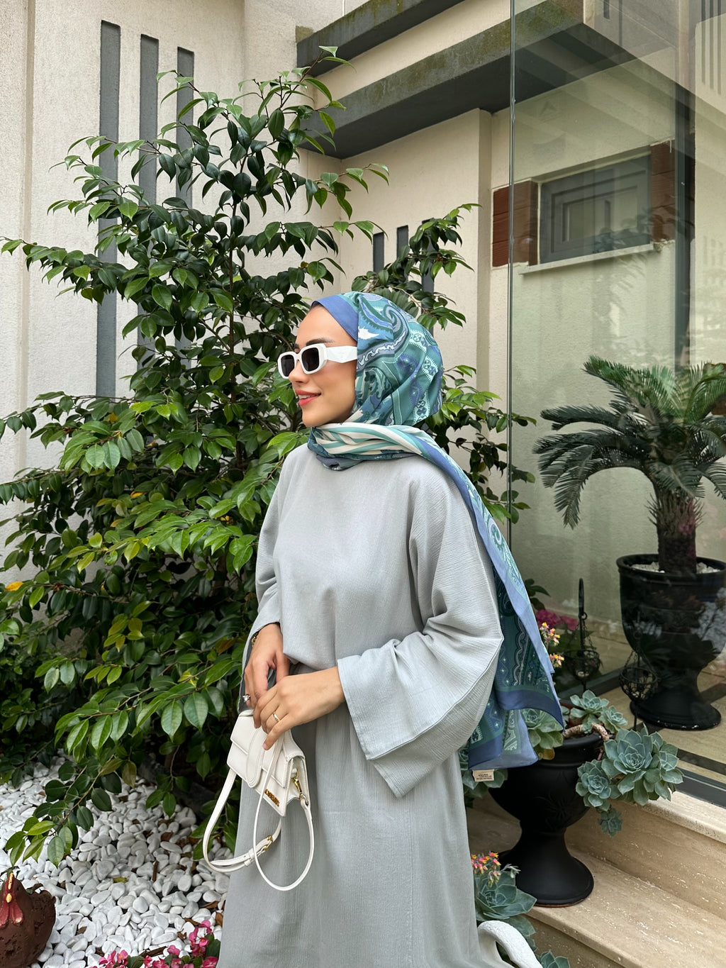 Organik Şile Bezi Gri Etekli Takım