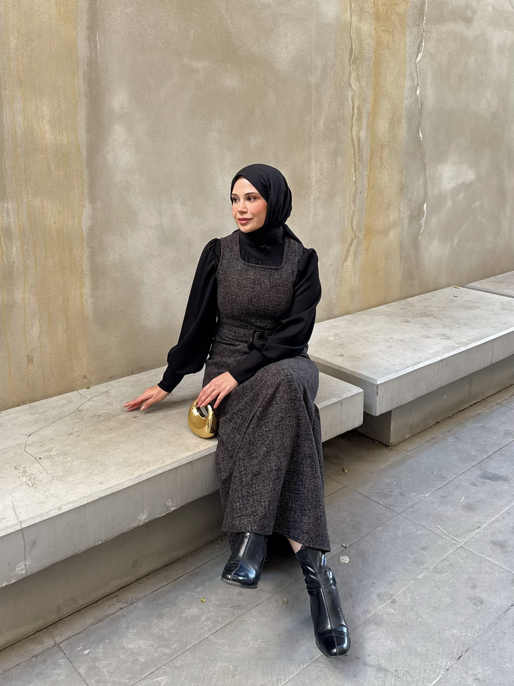 Kuşaklı Kışlık Kahverengi Jile