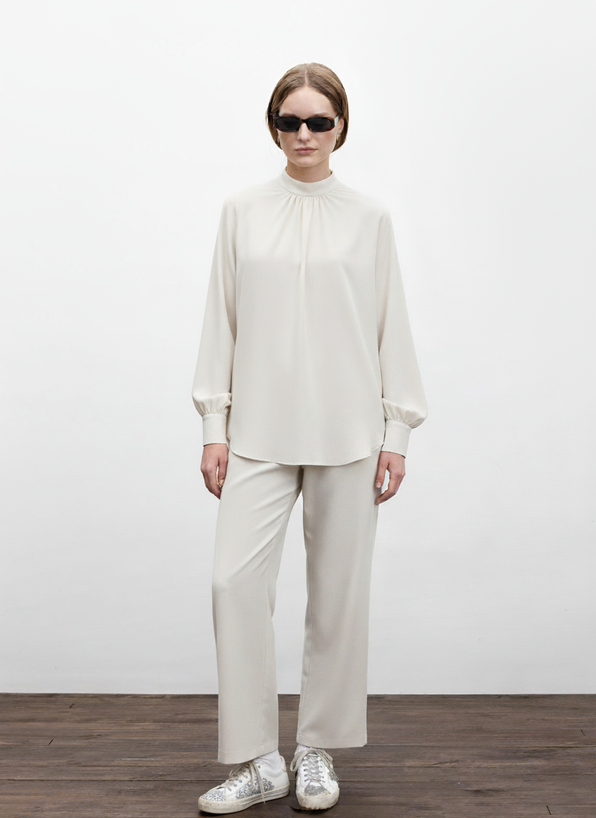 Kadın Taş Pantolonlu Takım